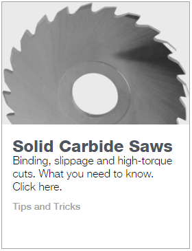 Solid Carbide Slitting Saws