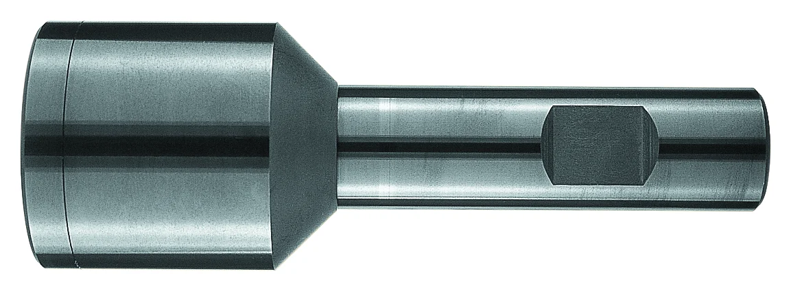 RobbJack AB ultra-precision saw arbor showing ground shank and saw bearing journal with keyway flat
