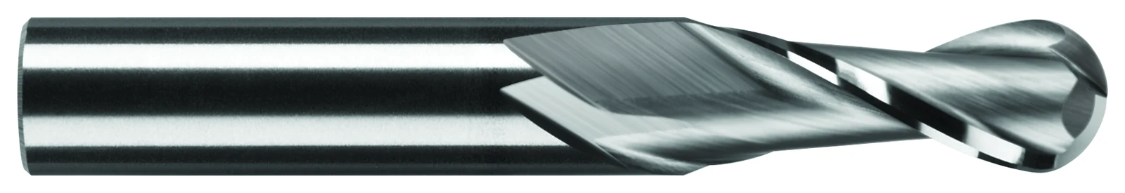 RobbJack B-203-12 two-flute Tuffy grade carbide ball end mill, 3/8-inch diameter