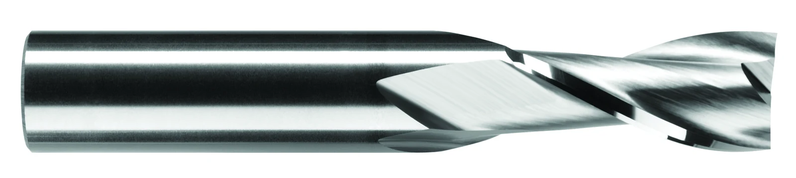 RobbJack C1-201-16 two flute C-2 grade carbide end mill, 1/2 inch diameter standard length