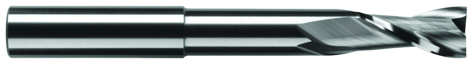 RobbJack EX Series 2 flute extra length Tuffy grade carbide end mill with necked extended reach