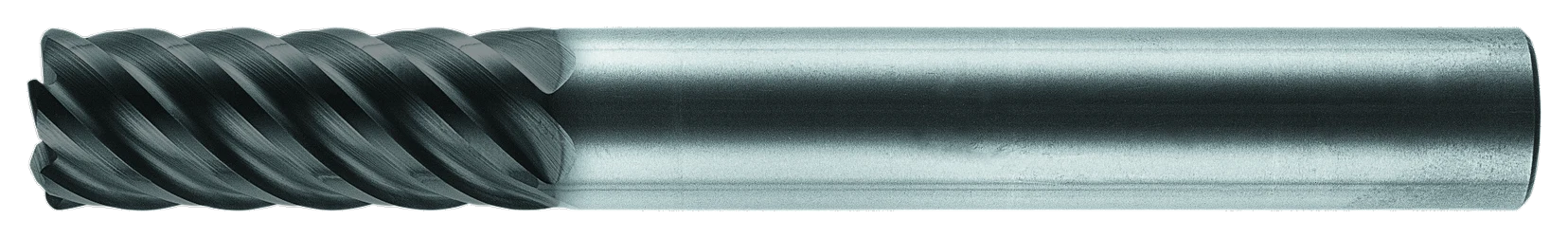 RobbJack HM Series multi-flute 45-degree helix die/mold end mill with AlTiN coating