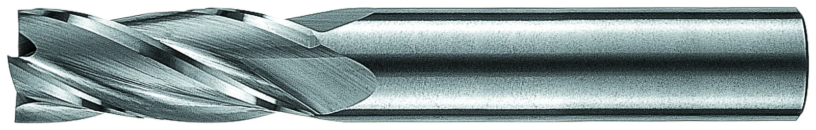 RobbJack NR Series C-2 grade carbide end mill, standard length