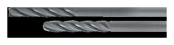 P38 Lightning Series diamond coated end mills, square end and ball end with reach necks