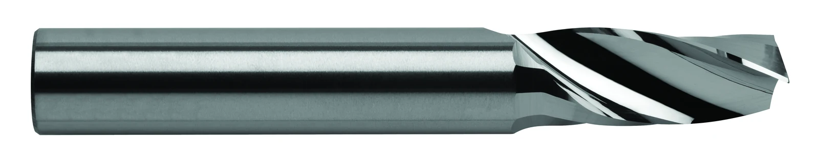 RobbJack PM single flute up-shear router with polished flute for plastics