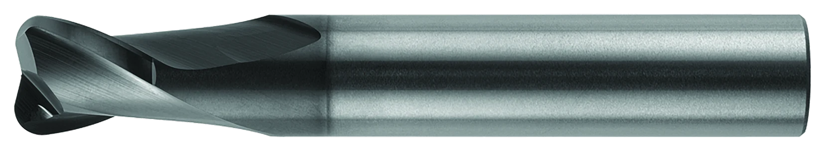 RobbJack TM Series 2-flute toroid corner-radius end mill with AlTiN coating