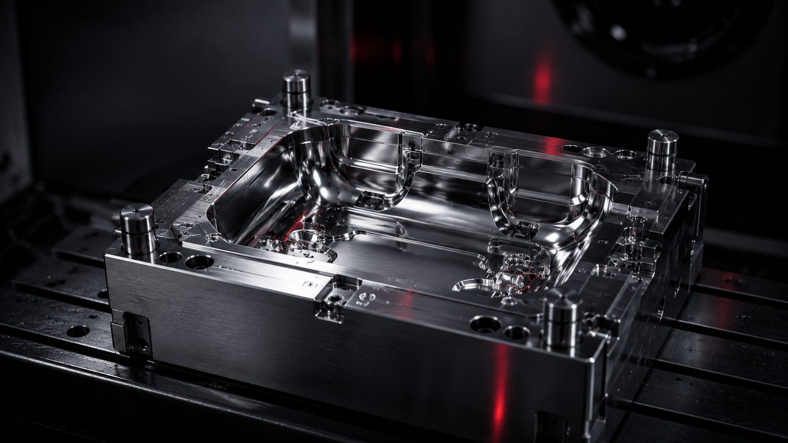 Mold & Die — RobbJack tooling machining a precision part