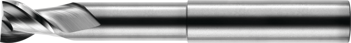 2 Flute Aluminum Chatter-Free Long Reach High Performance Carbide End Mill — FM-203-32