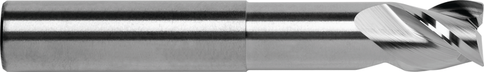 3 Flute Aluminum Chatter-Free Medium Reach Metric Carbide End Mill — MFM-302-12