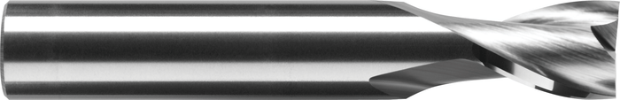2 Flute Stub Length Metric C-2 Grade Carbide End Mill — MS1-201-02