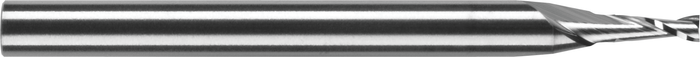 2 Flute Standard Length Metric Tuffy Grade Miniature End Mill — MSR-2-060