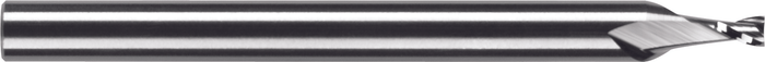 2 Flute Miniature Stub Length Metric Tuffy Grade Miniature End Mill — MSS-2-060