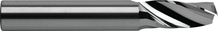 1 Flute Up Shear Polished Flute Carbide Router for Plastics and Aluminum — PM-104-04