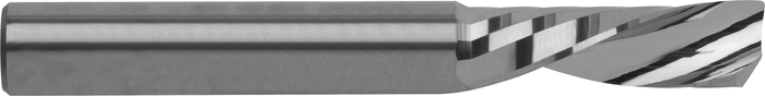 1 Flute Down Shear Polished Flute Carbide Router for Plastics and Aluminum — PMD-108-04