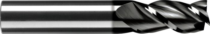 3 Flute Standard Length Super Tuffy Grade Carbide End Mill with Hone — ST-343-04