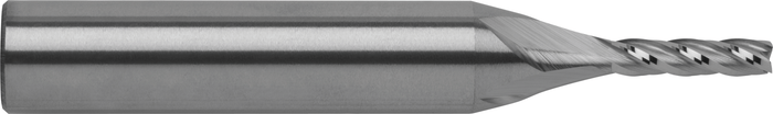 4 Flute Standard Length Tuffy Grade Carbide End Mill — T12-405-04