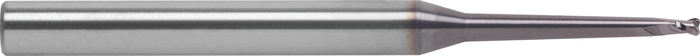 2 Flute Tuffy Grade X-Long Reach Carbide Toroid Style End Mill with Draft — TM-205-01