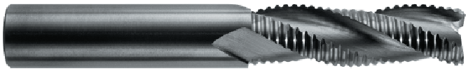 3 Flute Stub Rougher Solid Carbide Upshear Router — WRU-301-16